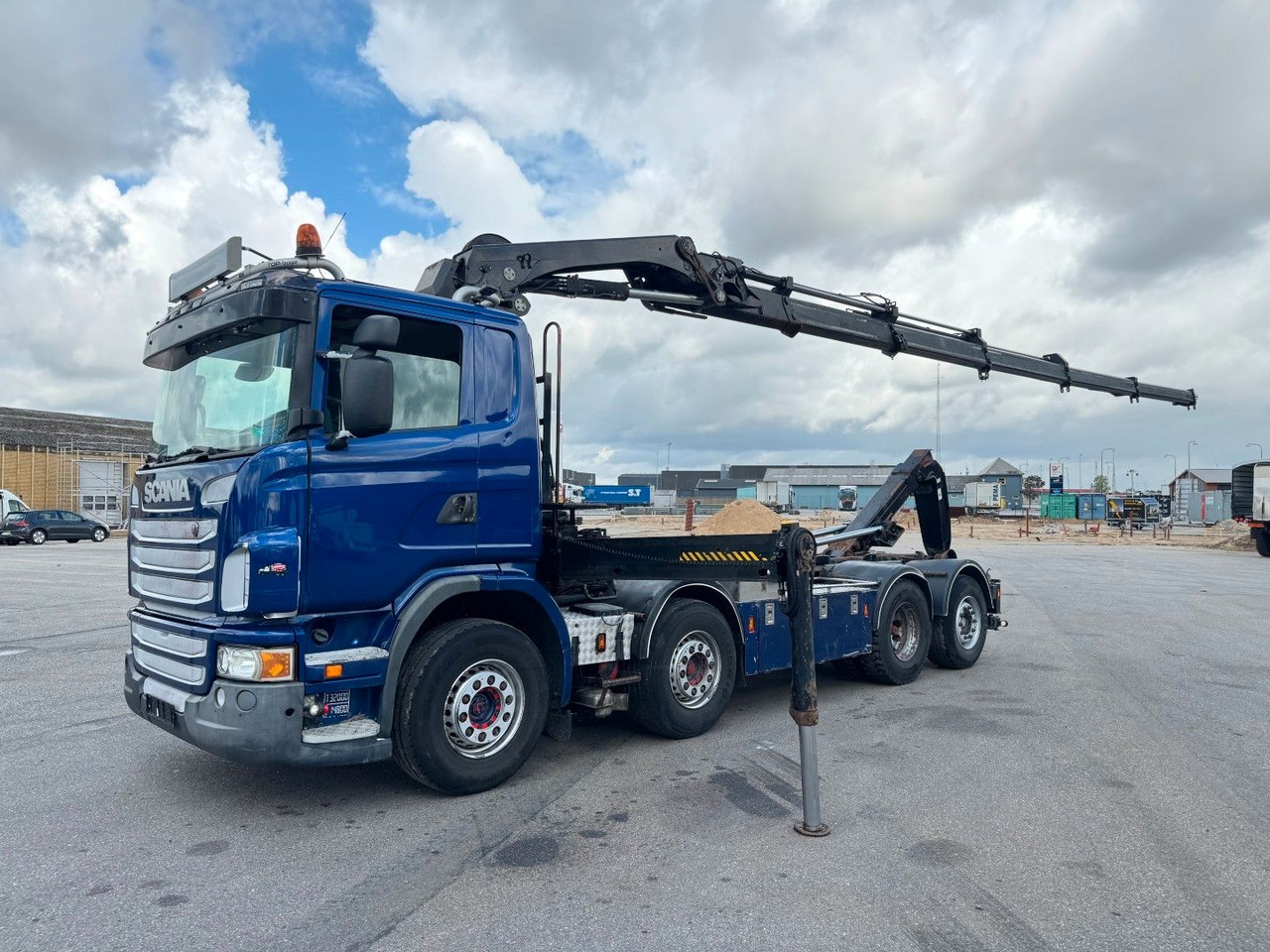 Scania G480 8x2*6 Hakenlift / Hiab 244 EP-5 Hipro - Kranbil: bild 1 Scania G480 8x2*6 Hakenlift / Hiab 244 EP-5 Hipro - Kranbil: bild 1