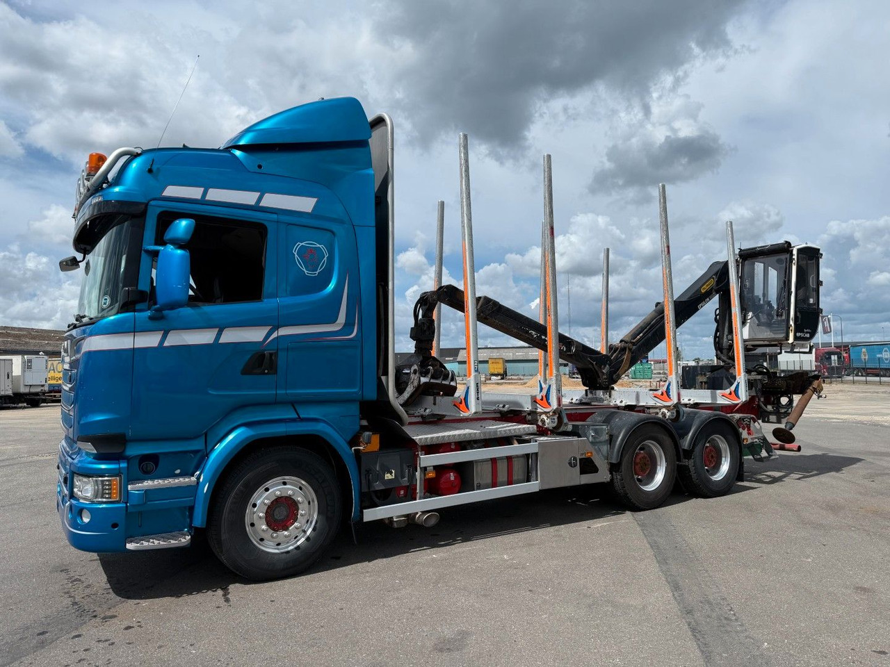 Scania R730 V8 6x4 Palfinger Epsilon M12L80 / Holz Wood - Timmerbil, Kranbil: bild 1 Scania R730 V8 6x4 Palfinger Epsilon M12L80 / Holz Wood - Timmerbil, Kranbil: bild 1