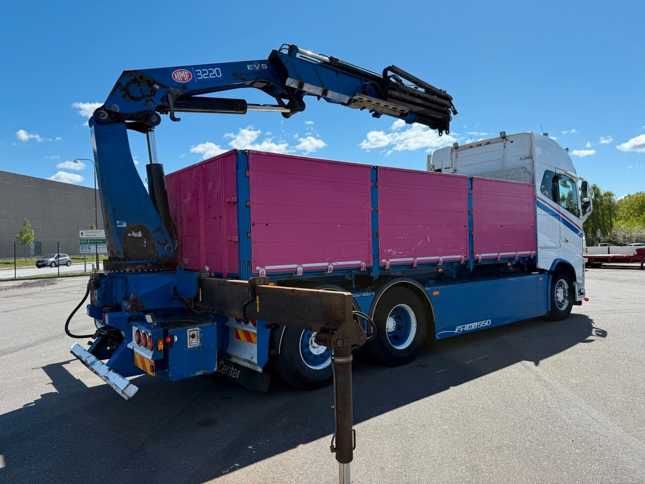 Volvo FH 16.550 6x24 / Crane HMF 3220K4 Euro 6 - Kranbil: bild 4 Volvo FH 16.550 6x24 / Crane HMF 3220K4 Euro 6 - Kranbil: bild 4