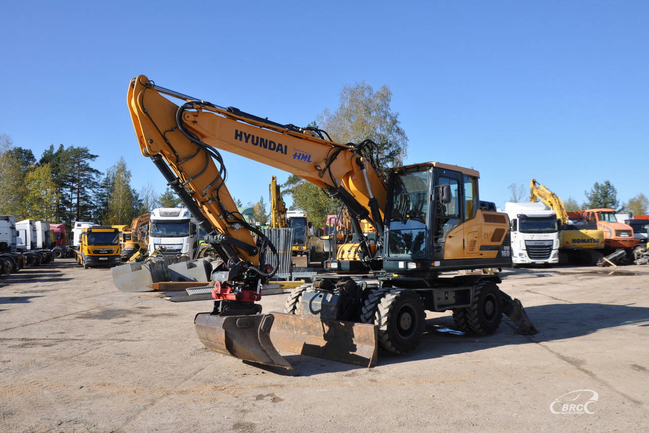 Hyundai HW160 - Grävmaskin på däck: bild 1 Hyundai HW160 - Grävmaskin på däck: bild 1