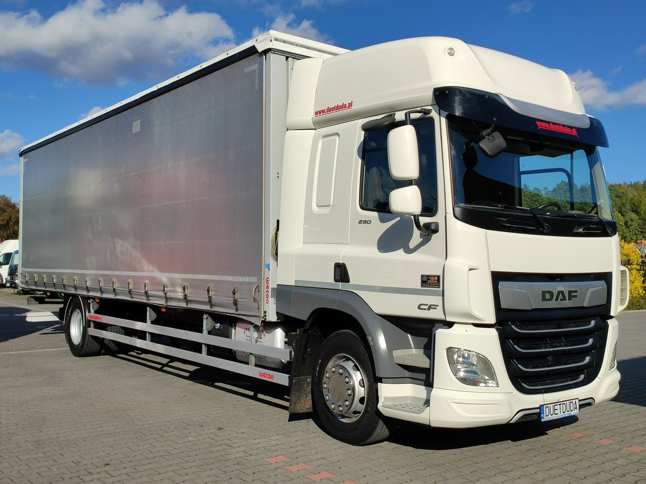 DAF CF 290 E6 Firana Tył Drzwi Dach Podnoszony / Zsuwany Długi 9.30m - Kapellbil: bild 1 DAF CF 290 E6 Firana Tył Drzwi Dach Podnoszony / Zsuwany Długi 9.30m - Kapellbil: bild 1