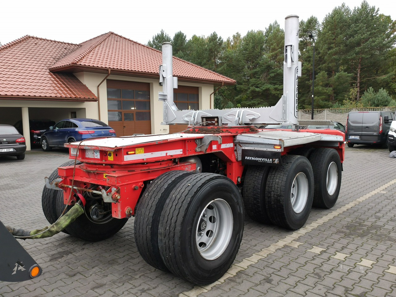 Faymonville Wózek 3-Osie FlexMAX 12T Do drzewa Do drewna Do Lasu 2019/2020r - Timmersläp: bild 4 Faymonville Wózek 3-Osie FlexMAX 12T Do drzewa Do drewna Do Lasu 2019/2020r - Timmersläp: bild 4