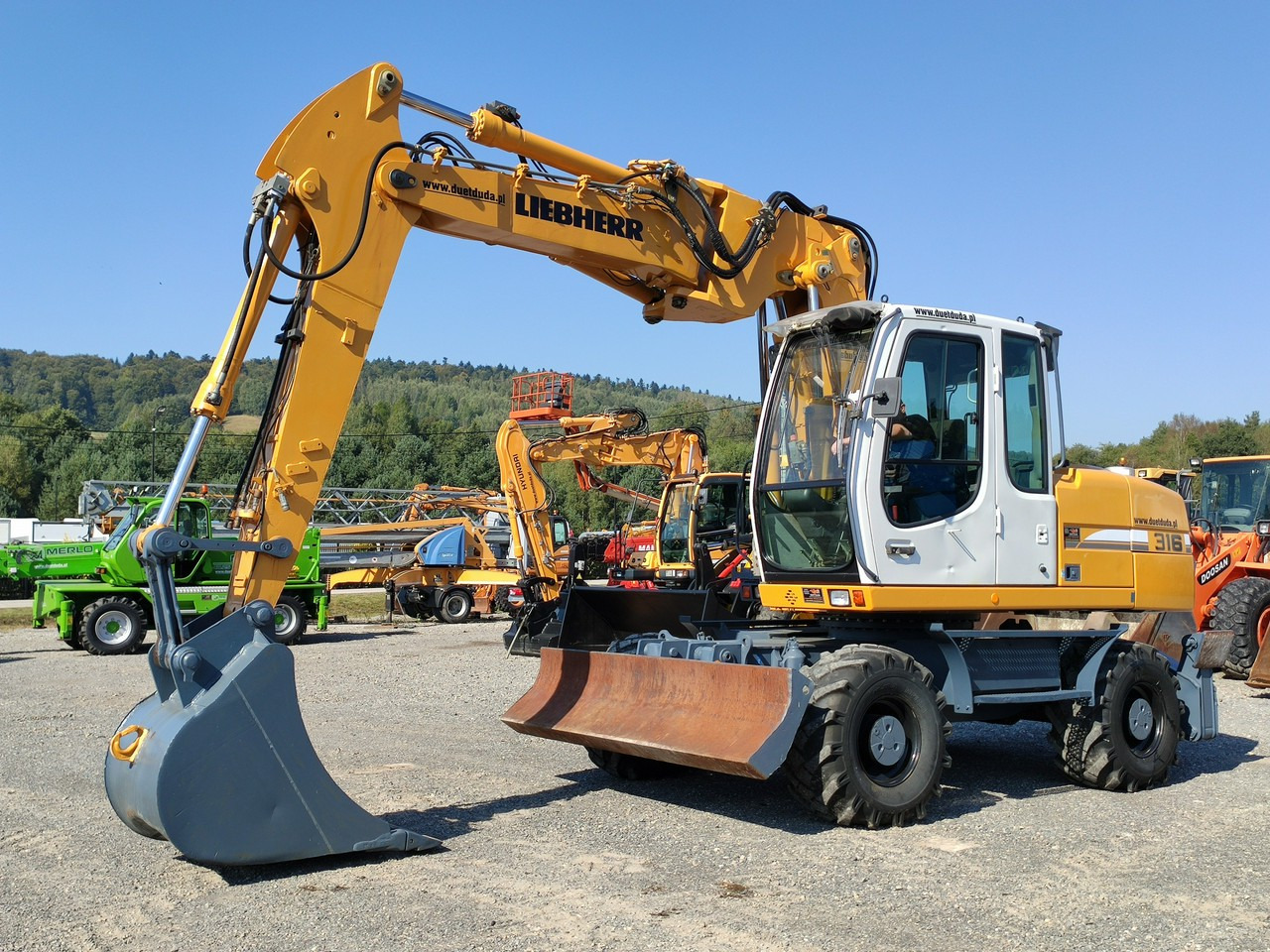 Liebherr A316 Maszyna po Pełnym Tulejowaniu Bez Luzów i Wycieków - Grävmaskin på däck: bild 1 Liebherr A316 Maszyna po Pełnym Tulejowaniu Bez Luzów i Wycieków - Grävmaskin på däck: bild 1