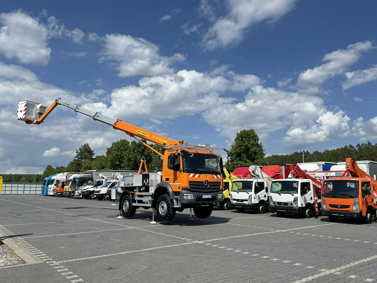 Mercedes Atego 718 E6 4x4 Zwyżka PALFINGER P210 BK Podnośnik Koszowy - Billift: bild 4 Mercedes Atego 718 E6 4x4 Zwyżka PALFINGER P210 BK Podnośnik Koszowy - Billift: bild 4