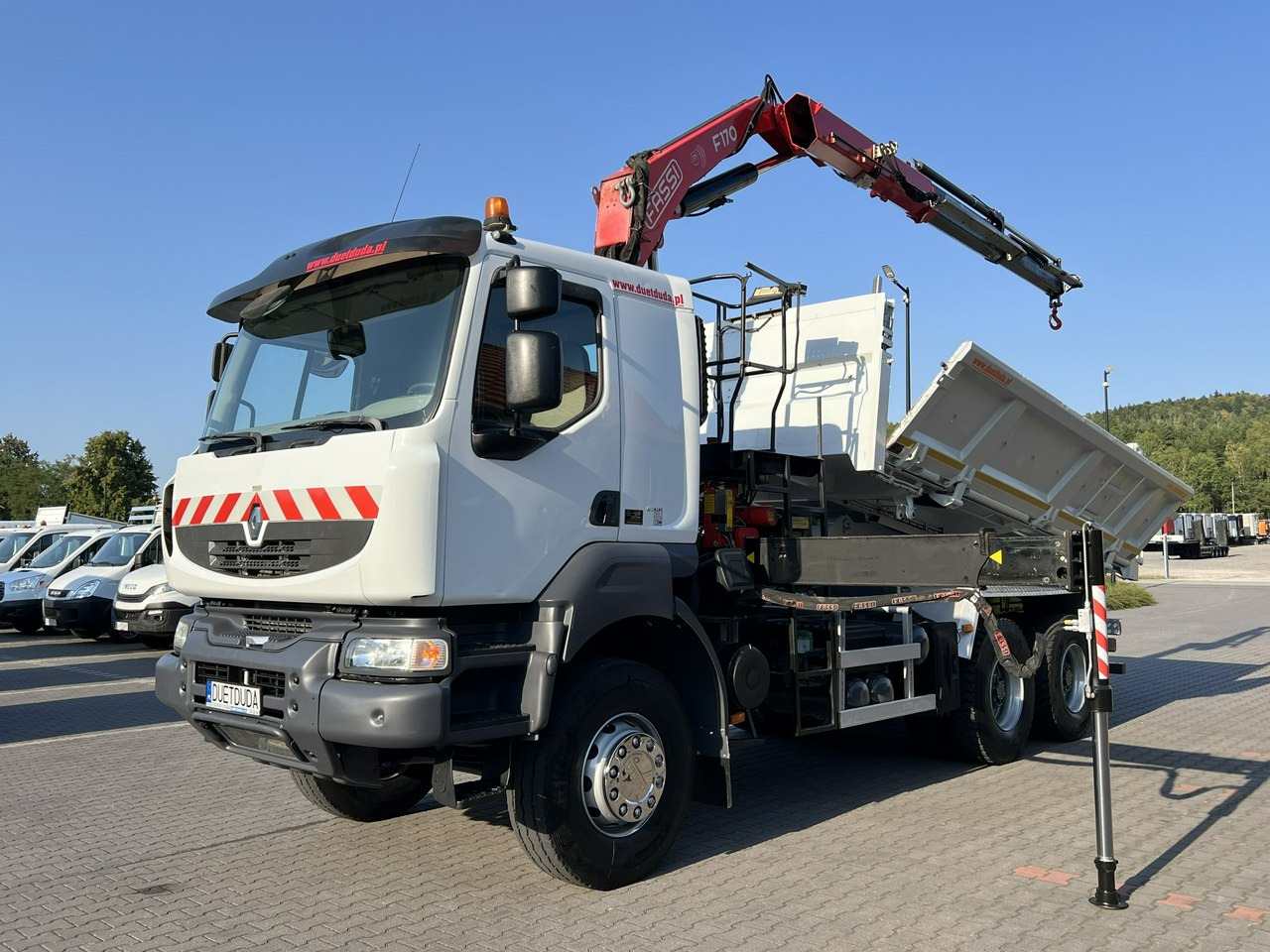 Renault Kerax 26.390 6x4 Mocny HDS FASSI F170 Sterowanie Radiowe - Tippbil lastbil, Kranbil: bild 1 Renault Kerax 26.390 6x4 Mocny HDS FASSI F170 Sterowanie Radiowe - Tippbil lastbil, Kranbil: bild 1