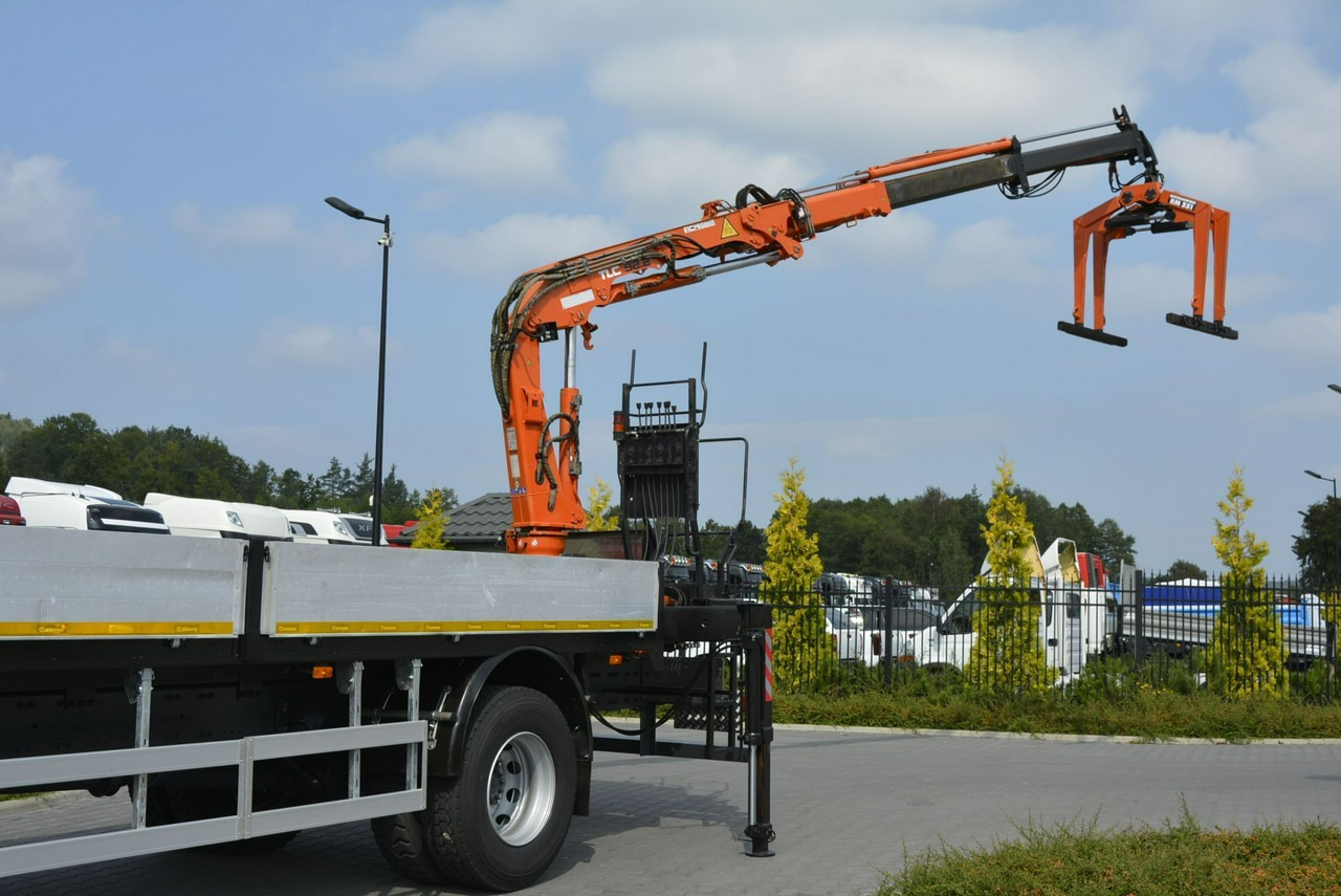 Flakbil, Kranbil Renault Premium 180.240DXI długość Skrzyni-6.820cm + HDS TEREX TLC 92.2: bild 14