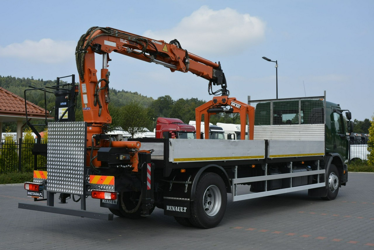 Flakbil, Kranbil Renault Premium 180.240DXI długość Skrzyni-6.820cm + HDS TEREX TLC 92.2: bild 22