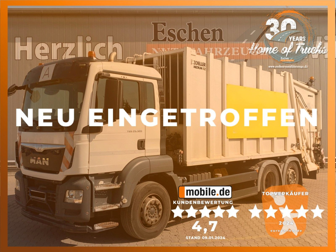 MAN TGS 26.320 6x2-4 | Zöller Medium X2EC24*3x Sitze - Sopbil: bild 1 MAN TGS 26.320 6x2-4 | Zöller Medium X2EC24*3x Sitze - Sopbil: bild 1