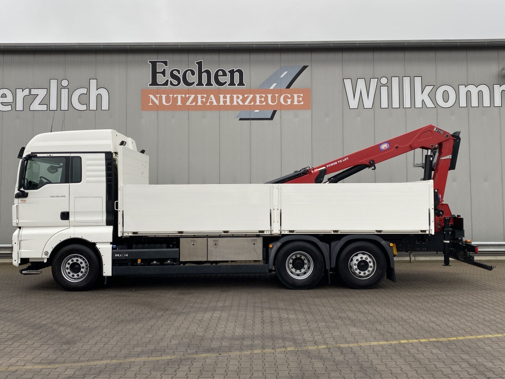 MAN TGX 26.500 6x2-4 LL / HMF 2110 L-MC Kran - Flakbil, Kranbil: bild 2 MAN TGX 26.500 6x2-4 LL / HMF 2110 L-MC Kran - Flakbil, Kranbil: bild 2
