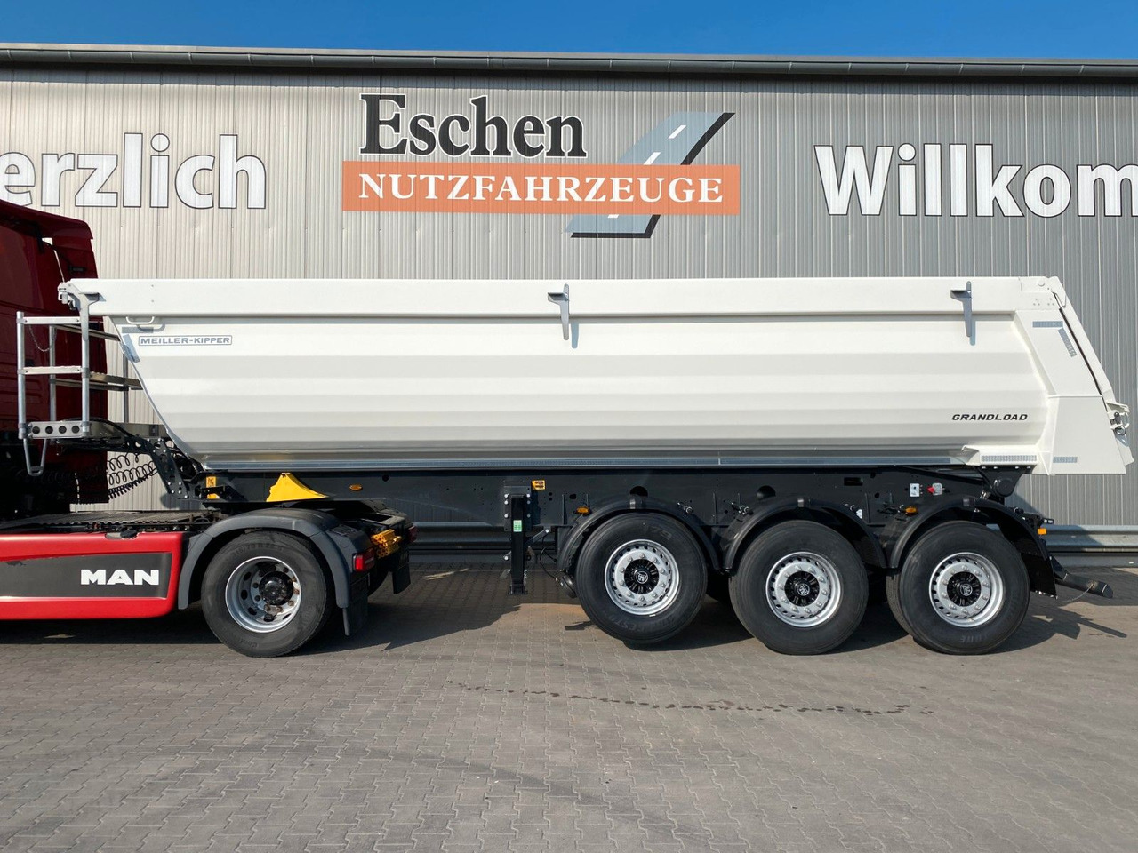 Meiller MHPS 44.3-N NEW | Grandload*WEIß RAL 9010*Sofort Meiller MHPS 44.3 NEW | Grandload*WEIß RAL9010*Plane*BPW - Tippbil semitrailer: bild 2 Meiller MHPS 44.3-N NEW | Grandload*WEIß RAL 9010*Sofort Meiller MHPS 44.3 NEW | Grandload*WEIß RAL9010*Plane*BPW - Tippbil semitrailer: bild 2