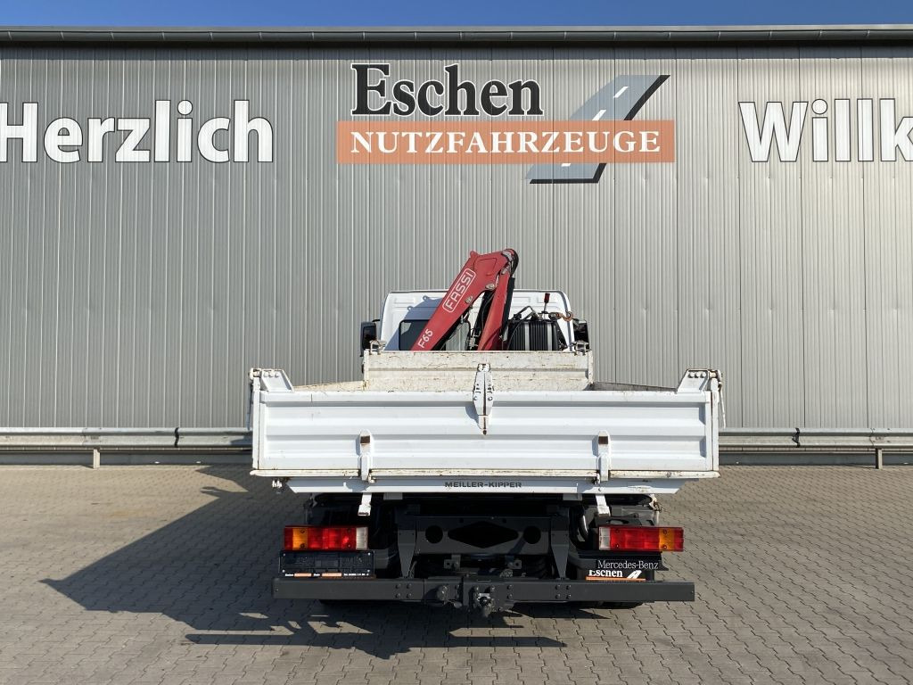 Mercedes-Benz 818 Atego | Fassi F65*MEILLER*PKW-AHK*1.Hand - Transportbil med tippflak: bild 5 Mercedes-Benz 818 Atego | Fassi F65*MEILLER*PKW-AHK*1.Hand - Transportbil med tippflak: bild 5