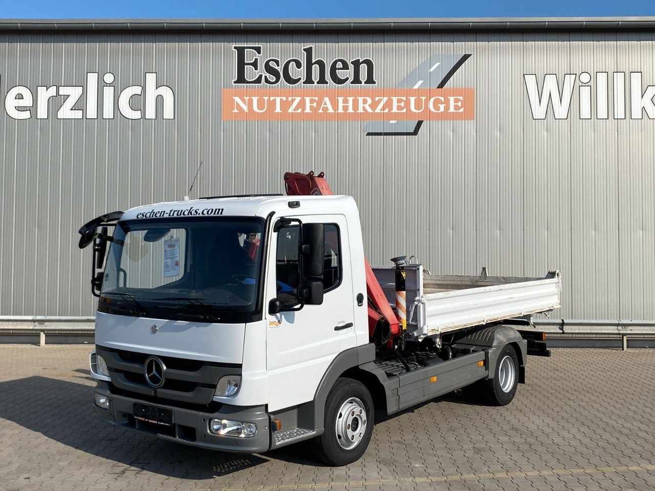 Mercedes-Benz 818 Atego | Fassi F65*MEILLER*PKW-AHK*1.Hand - Tippbil lastbil, Kranbil: bild 1 Mercedes-Benz 818 Atego | Fassi F65*MEILLER*PKW-AHK*1.Hand - Tippbil lastbil, Kranbil: bild 1