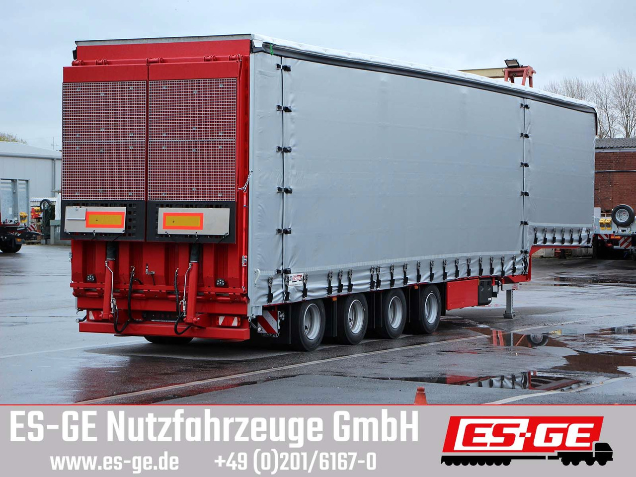 Dinkel 4-Achs-Jumbotieflader - doppelte Rampen - Låg lastare semitrailer: bild 2 Dinkel 4-Achs-Jumbotieflader - doppelte Rampen - Låg lastare semitrailer: bild 2