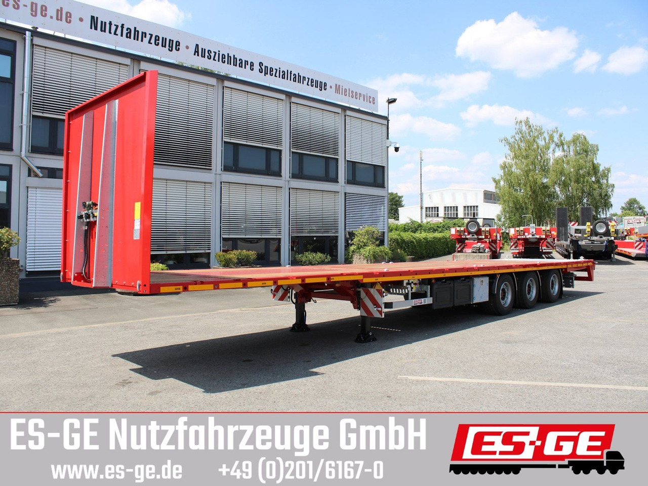 ES-GE 3-Achs Megatrailer, hydr. Heckabsenkung - Flaktrailer: bild 4 ES-GE 3-Achs Megatrailer, hydr. Heckabsenkung - Flaktrailer: bild 4