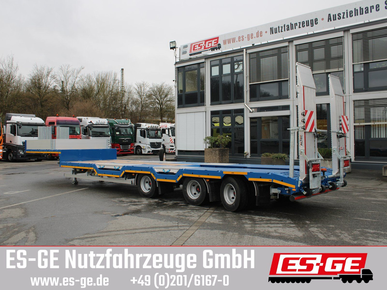 ES-GE 3-Achs-Satteltieflader - Radmulden - Låg lastare semitrailer: bild 1 ES-GE 3-Achs-Satteltieflader - Radmulden - Låg lastare semitrailer: bild 1