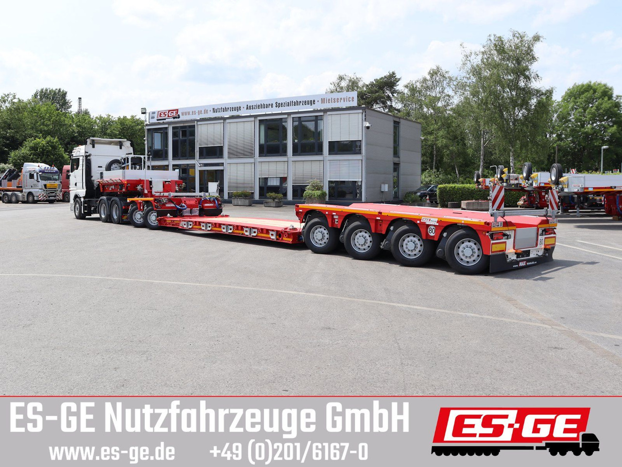 Faymonville MAX 710 Tiefbett 2+4 PA - Låg lastare semitrailer: bild 3 Faymonville MAX 710 Tiefbett 2+4 PA - Låg lastare semitrailer: bild 3