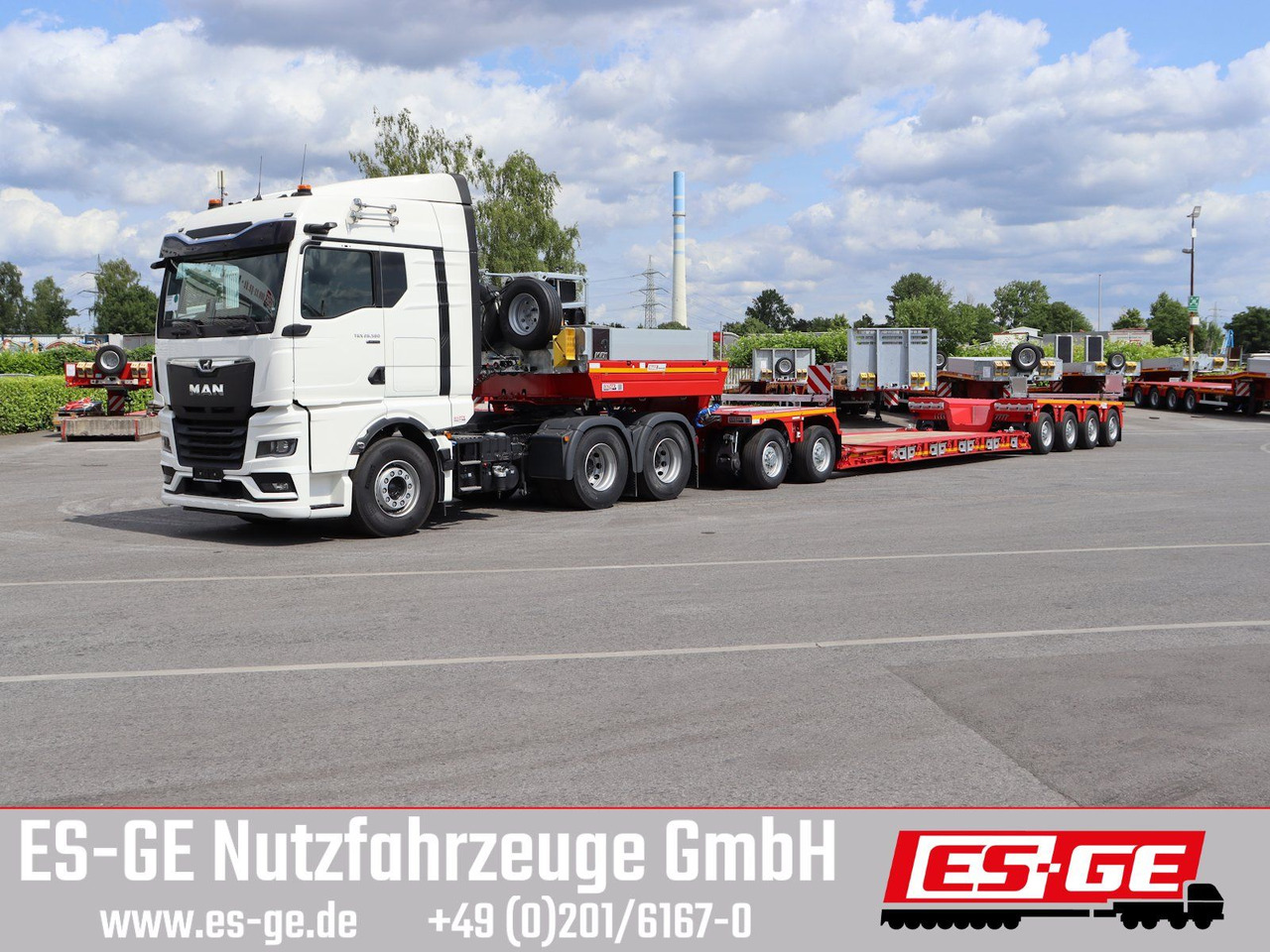 Faymonville MAX 710 Tiefbett 2+4 PA - Låg lastare semitrailer: bild 2 Faymonville MAX 710 Tiefbett 2+4 PA - Låg lastare semitrailer: bild 2