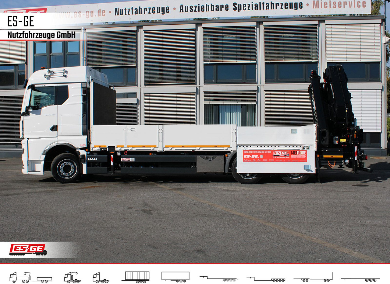 MAN TGX 26.480 6x2-4 LL, MKG-Ladekran HLK531 a5 - Flakbil, Kranbil: bild 5 MAN TGX 26.480 6x2-4 LL, MKG-Ladekran HLK531 a5 - Flakbil, Kranbil: bild 5