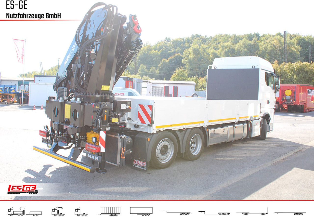 MAN TGX 26.480 6x2-4 LL, MKG-Ladekran HLK531 a5 - Flakbil, Kranbil: bild 4 MAN TGX 26.480 6x2-4 LL, MKG-Ladekran HLK531 a5 - Flakbil, Kranbil: bild 4