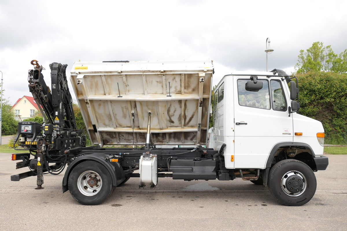 MERCEDES-BENZ Vario 816D mit Ladekran 3 Sitzer Standheizung HI - Transportbil med tippflak: bild 2 MERCEDES-BENZ Vario 816D mit Ladekran 3 Sitzer Standheizung HI - Transportbil med tippflak: bild 2