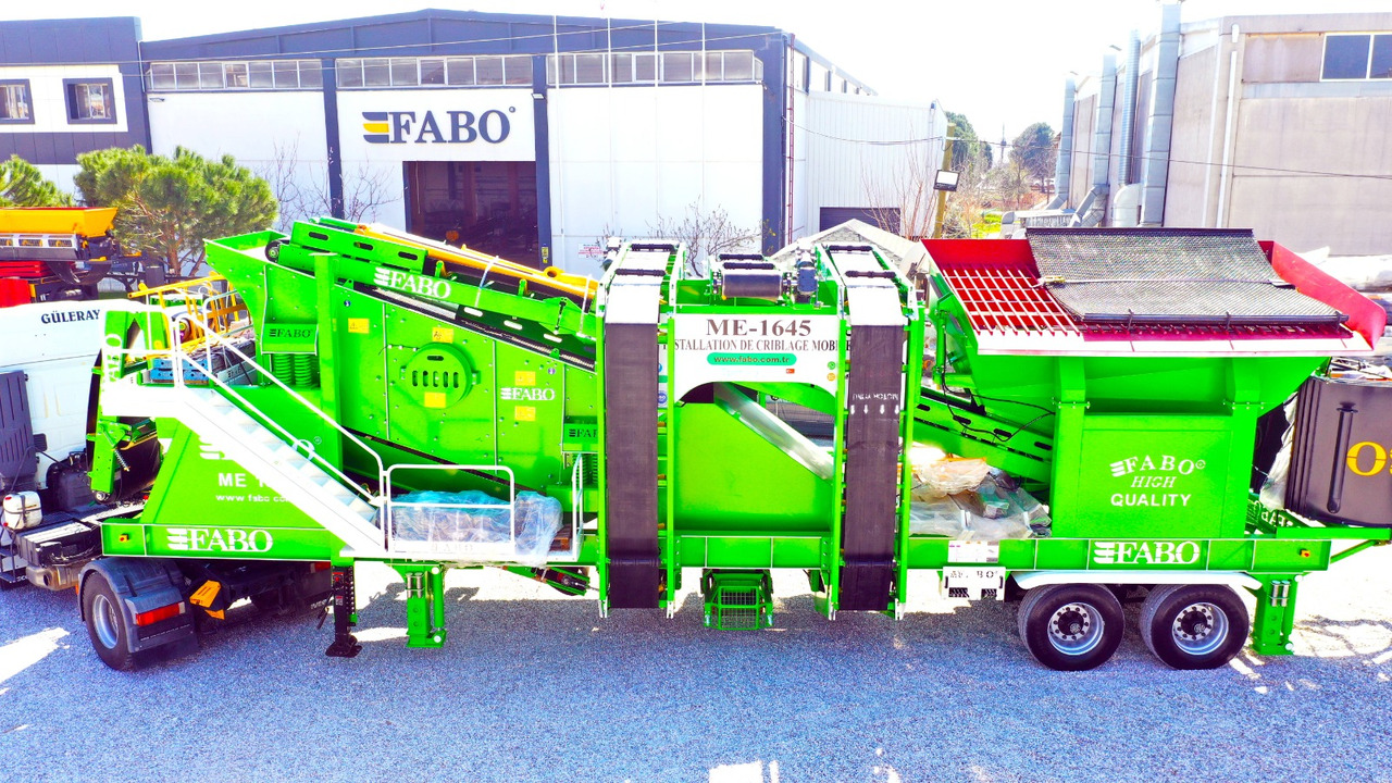 Ny Sorteringsverk FABO ME 1645 SERIES MOBILE SAND SCREENING PLANT: bild 1
