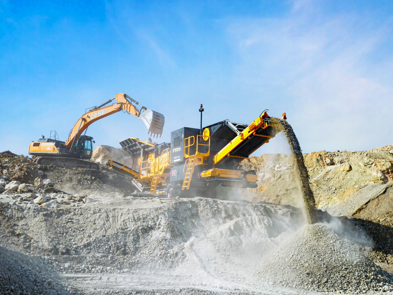FABO Mobile crusher - Mobilt krossverk: bild 1 FABO Mobile crusher - Mobilt krossverk: bild 1