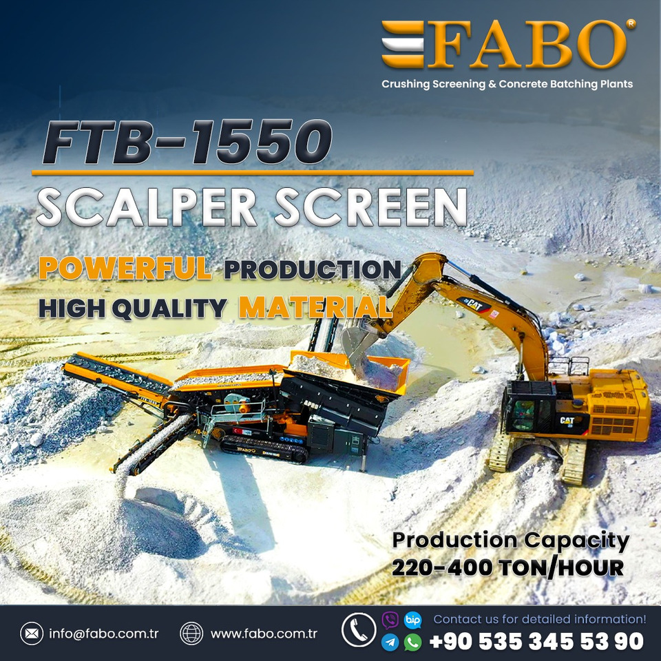 FABO Mobile crusher - Mobilt krossverk: bild 1 FABO Mobile crusher - Mobilt krossverk: bild 1