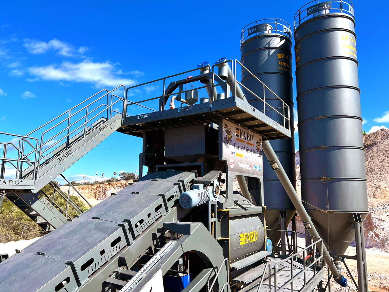 FABO mobile concrete batching plant - Betongfabrik: bild 5 FABO mobile concrete batching plant - Betongfabrik: bild 5