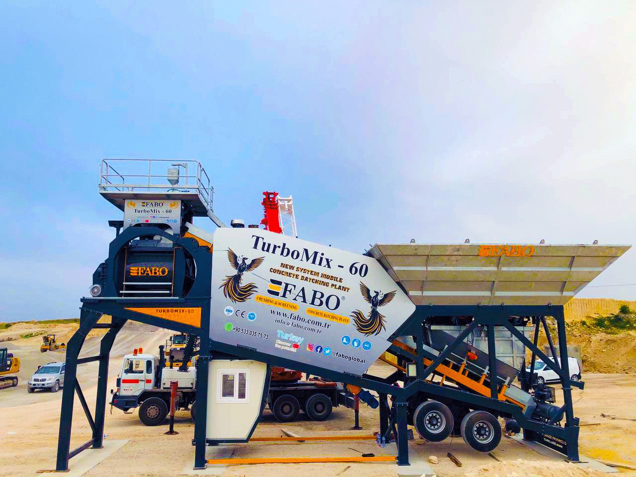 FABO mobile concrete batching plant - Betongfabrik: bild 5 FABO mobile concrete batching plant - Betongfabrik: bild 5