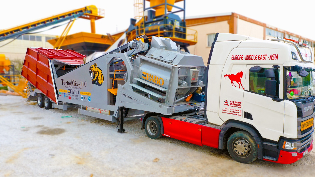 FABO mobile concrete batching plant - Betongfabrik: bild 1 FABO mobile concrete batching plant - Betongfabrik: bild 1