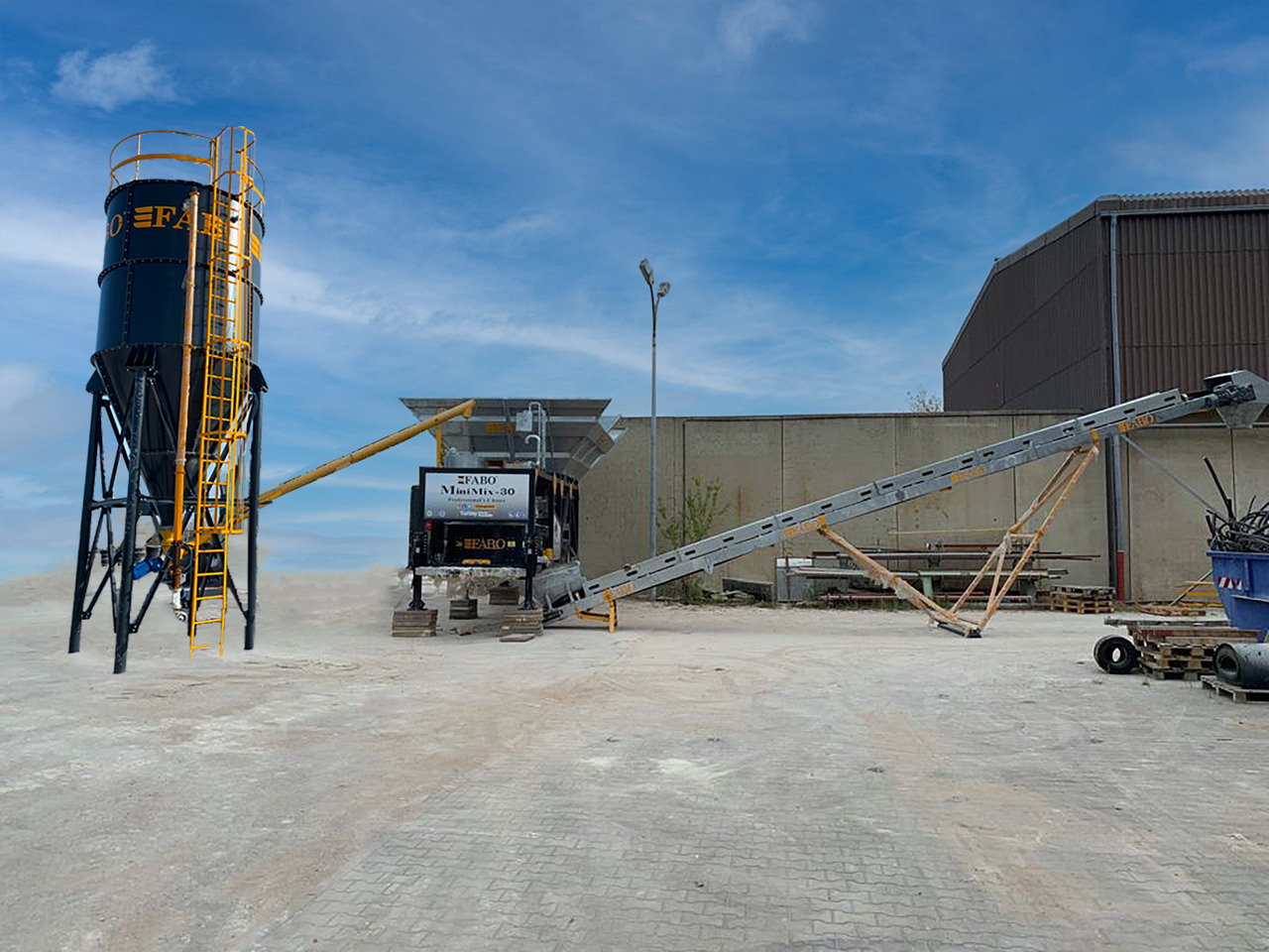 FABO mobile concrete batching plant - Betongfabrik: bild 2 FABO mobile concrete batching plant - Betongfabrik: bild 2