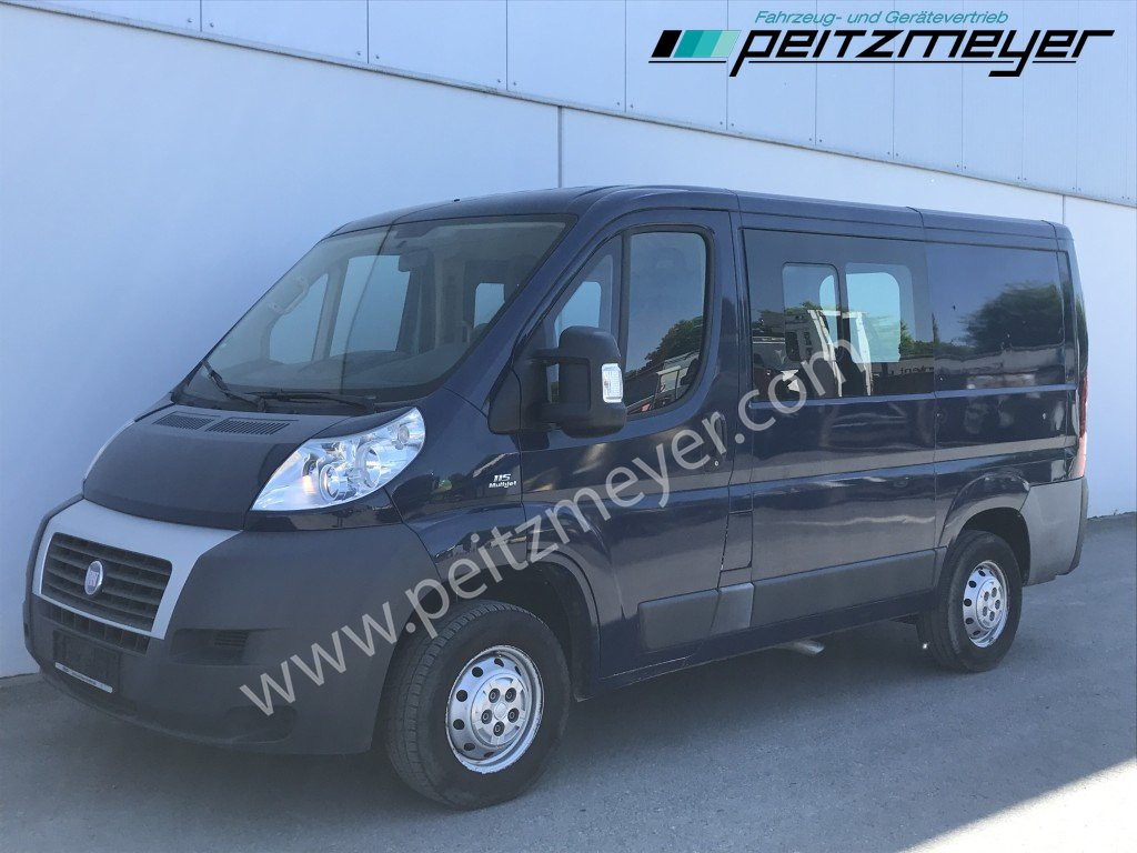 Fiat Ducato Kombi 5 Sitzer, AHK, 116 PS - Dubbelhytt transportbil: bild 1 Fiat Ducato Kombi 5 Sitzer, AHK, 116 PS - Dubbelhytt transportbil: bild 1