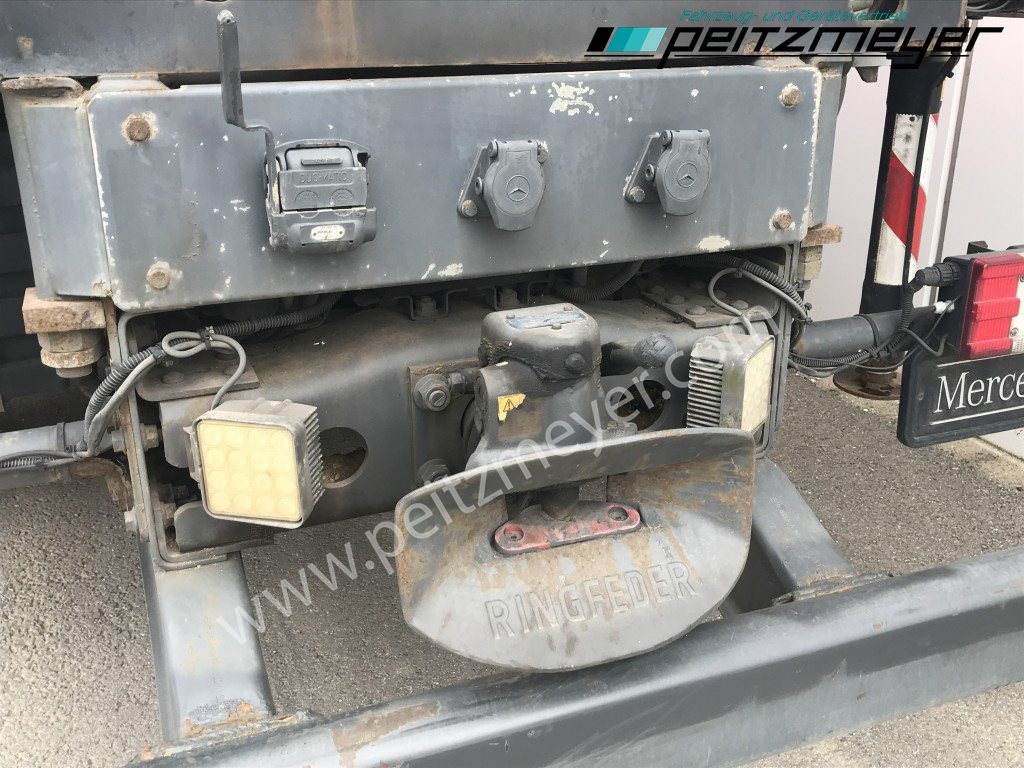 Flakbil, Kranbil MERCEDES-BENZ Actros 2536 LL Pritsche HMF Heckkran m. Zange Baustoff: bild 31