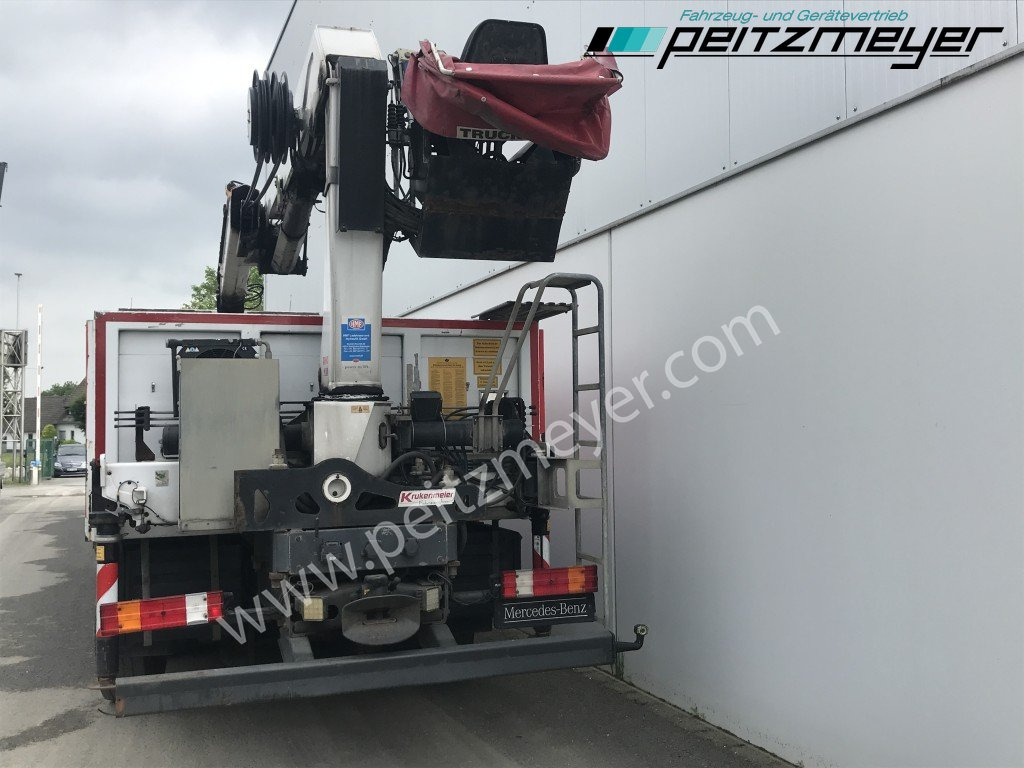 Flakbil, Kranbil MERCEDES-BENZ Actros 2536 LL Pritsche HMF Heckkran m. Zange Baustoff: bild 6