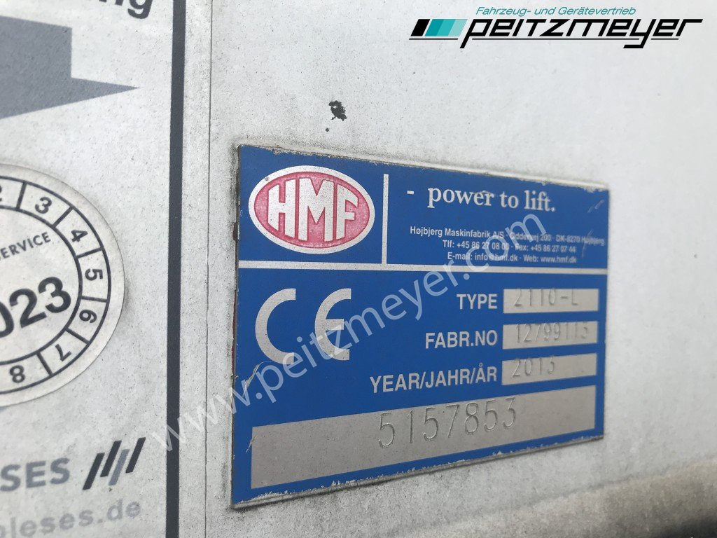 Flakbil, Kranbil MERCEDES-BENZ Actros 2536 LL Pritsche HMF Heckkran m. Zange Baustoff: bild 14