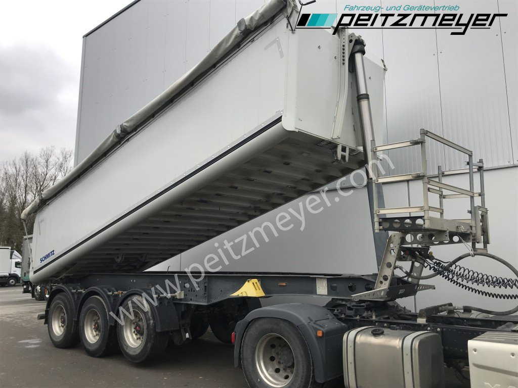 SCHMITZ 3 Achs Kippauflieger SKI24SL7.2 Verschleißboden 5mm neu Alu - Stahl, ca. 26 m³, Getreideschieber - Tippbil semitrailer: bild 3 SCHMITZ 3 Achs Kippauflieger SKI24SL7.2 Verschleißboden 5mm neu Alu - Stahl, ca. 26 m³, Getreideschieber - Tippbil semitrailer: bild 3