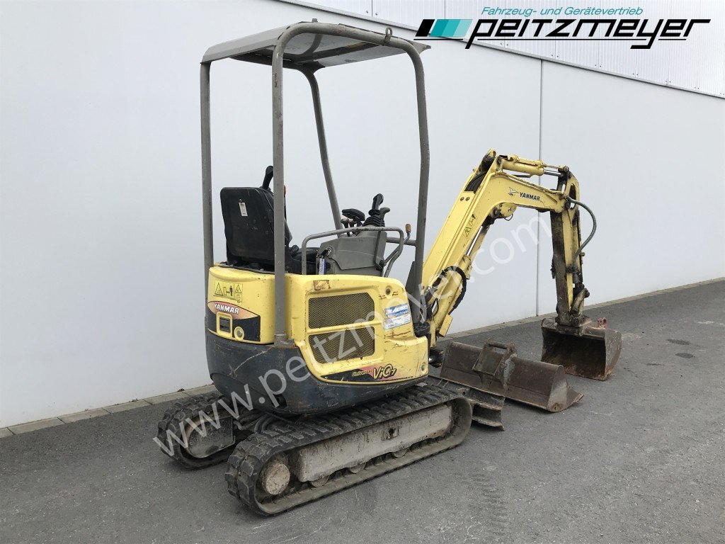 YANMAR MINIBAGGER Vio 17 verstellbares Fahrwerk Schnellwechsler mit 60 er und 100 Löffel - Minigrävmaskin: bild 3 YANMAR MINIBAGGER Vio 17 verstellbares Fahrwerk Schnellwechsler mit 60 er und 100 Löffel - Minigrävmaskin: bild 3