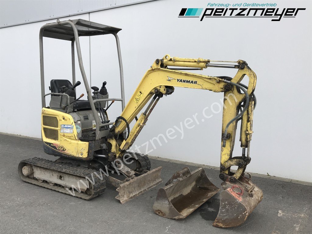 YANMAR MINIBAGGER Vio 17 verstellbares Fahrwerk Schnellwechsler mit 60 er und 100 Löffel - Minigrävmaskin: bild 2 YANMAR MINIBAGGER Vio 17 verstellbares Fahrwerk Schnellwechsler mit 60 er und 100 Löffel - Minigrävmaskin: bild 2