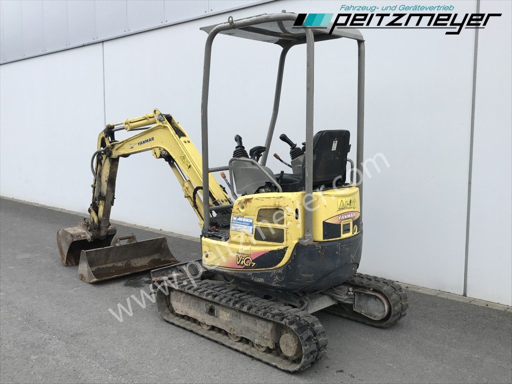 YANMAR MINIBAGGER Vio 17 verstellbares Fahrwerk Schnellwechsler mit 60 er und 100 Löffel - Minigrävmaskin: bild 4 YANMAR MINIBAGGER Vio 17 verstellbares Fahrwerk Schnellwechsler mit 60 er und 100 Löffel - Minigrävmaskin: bild 4