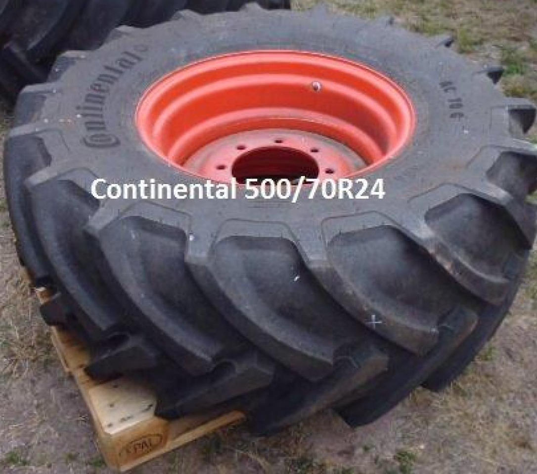 CLAAS Reserverad 500/70R24 mit 8-Loch Felge - Teleskoplastar: bild 1 CLAAS Reserverad 500/70R24 mit 8-Loch Felge - Teleskoplastar: bild 1