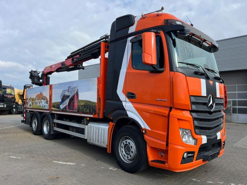 Mercedes-Benz Actros 2648 L 6x2 Pritsche Heckkran 3xhydr.Aussc - Flakbil, Kranbil: bild 2 Mercedes-Benz Actros 2648 L 6x2 Pritsche Heckkran 3xhydr.Aussc - Flakbil, Kranbil: bild 2