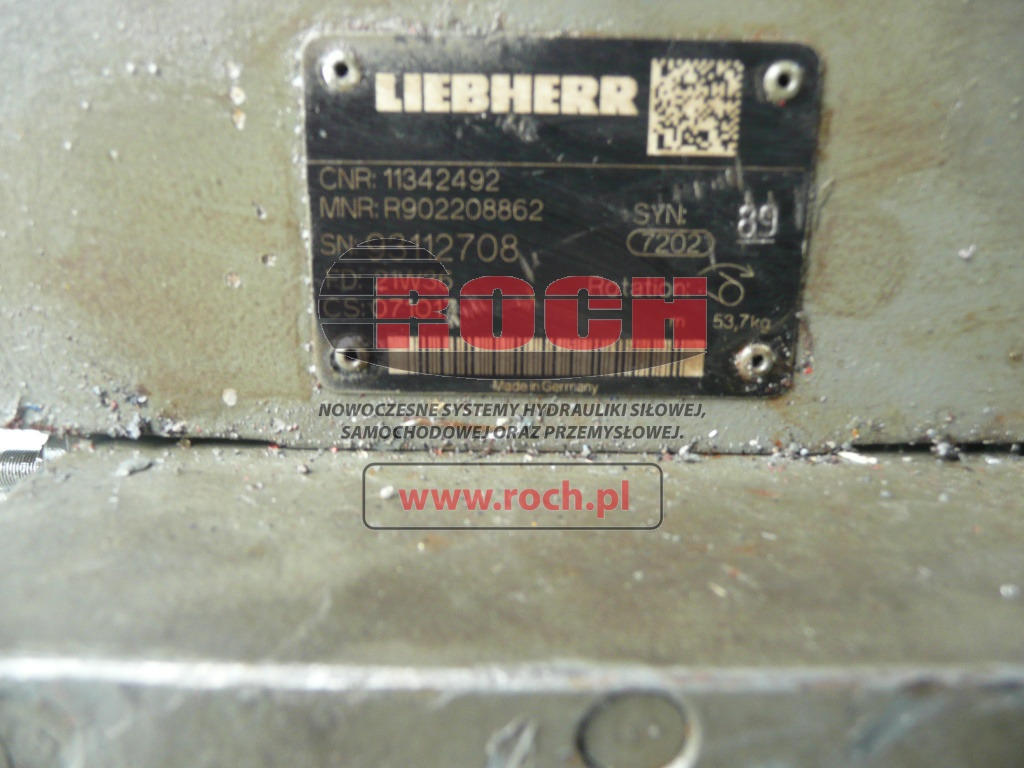 LIEBHERR R902208862 11342492 - Hydraulpump: bild 1 LIEBHERR R902208862 11342492 - Hydraulpump: bild 1