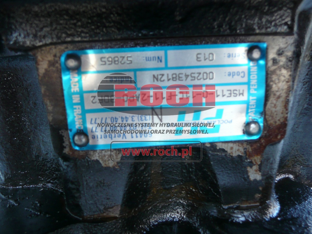POCLAIN MSE11-0-11C-F11-2APO-3DF2 002543812N - Hydraulmotor: bild 1 POCLAIN MSE11-0-11C-F11-2APO-3DF2 002543812N - Hydraulmotor: bild 1