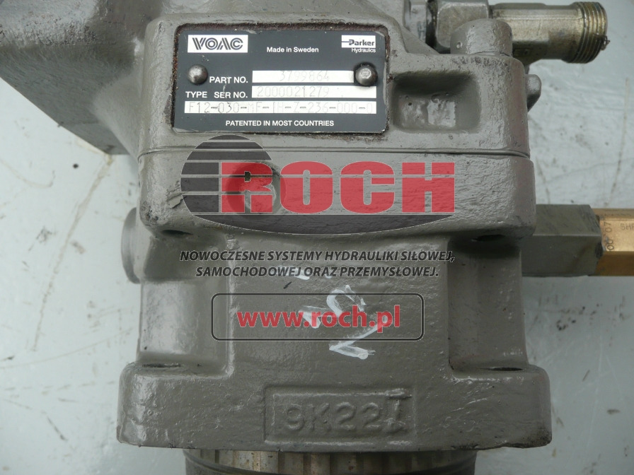 VOAC PARKER F12-030-MF-IH-Z-236-000-0 3799864 - Hydraulmotor: bild 2 VOAC PARKER F12-030-MF-IH-Z-236-000-0 3799864 - Hydraulmotor: bild 2