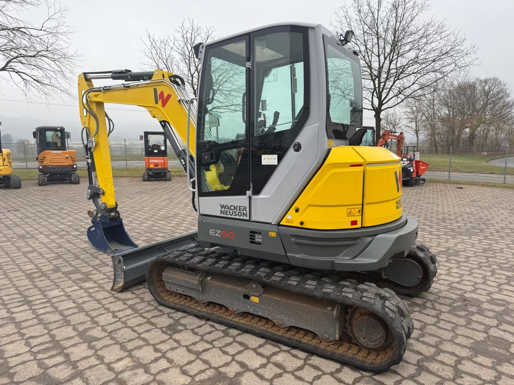 Wacker EZ 50, Bj 24, 300 BH, Gummiketten, HS03, TL - Minigrävmaskin: bild 2 Wacker EZ 50, Bj 24, 300 BH, Gummiketten, HS03, TL - Minigrävmaskin: bild 2