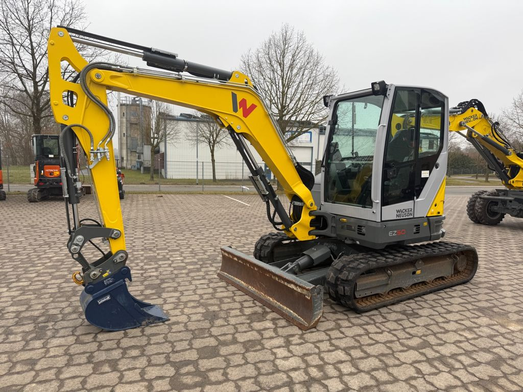 Wacker EZ 50, Bj 24, 300 BH, Gummiketten, HS03, TL - Minigrävmaskin: bild 1 Wacker EZ 50, Bj 24, 300 BH, Gummiketten, HS03, TL - Minigrävmaskin: bild 1