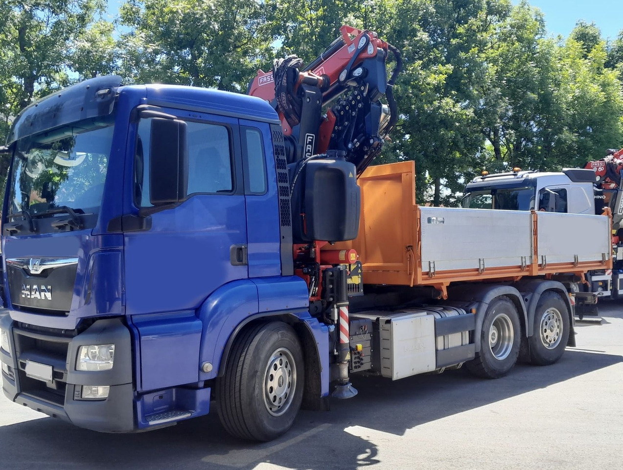 MERCEDES-BENZ Hiab Palfinger Fassi F275-5 JIB-3 - Flakbil: bild 4 MERCEDES-BENZ Hiab Palfinger Fassi F275-5 JIB-3 - Flakbil: bild 4