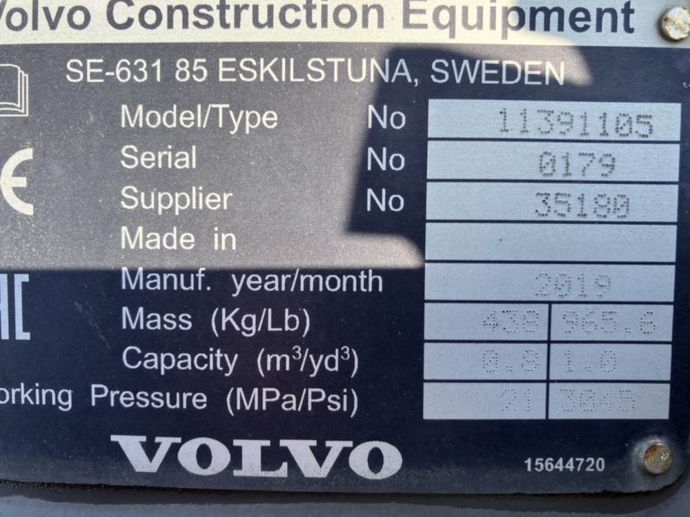 Volvo Klappschaufel mit Messer TPZ - Skopa: bild 5 Volvo Klappschaufel mit Messer TPZ - Skopa: bild 5
