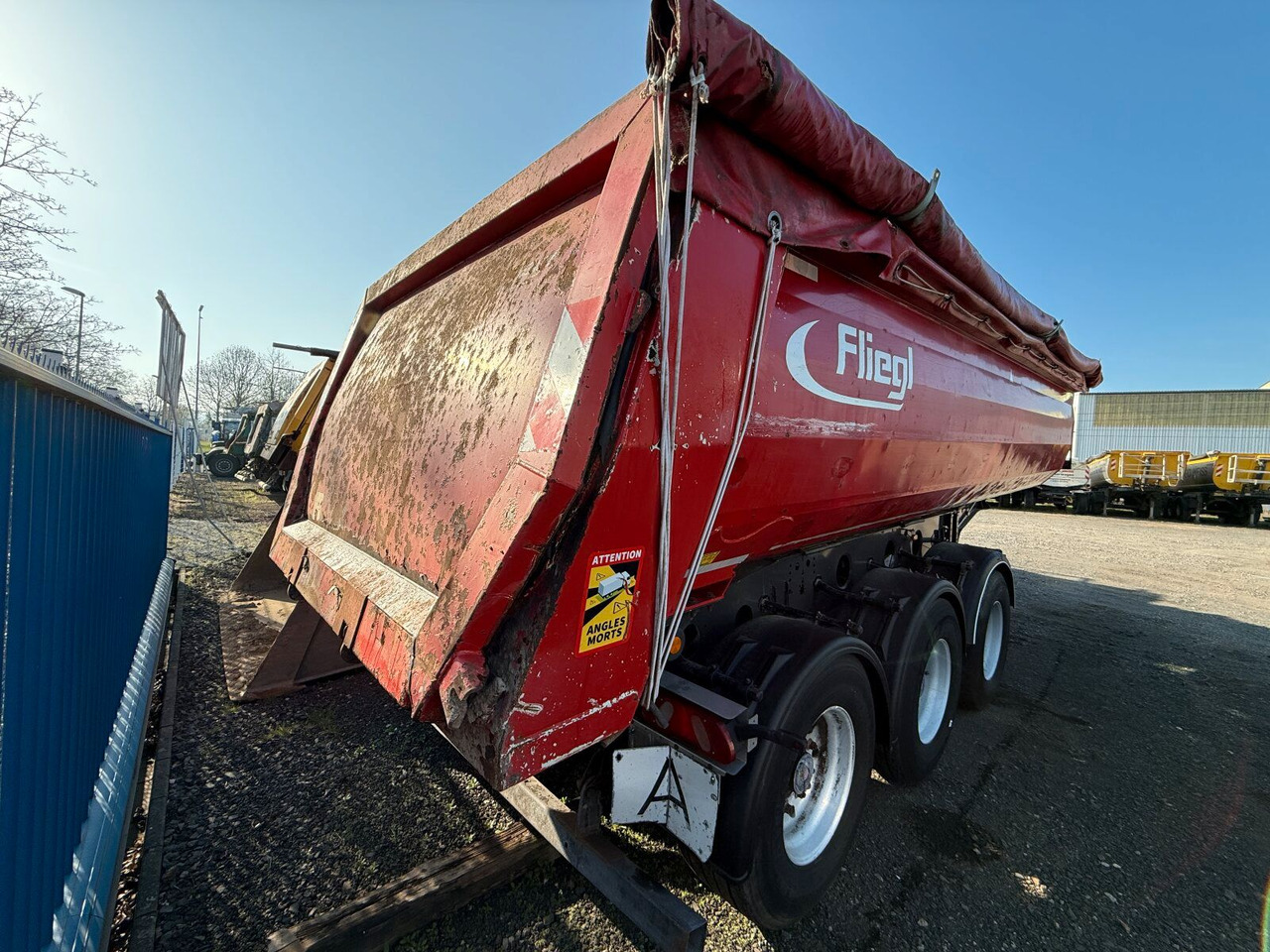Fliegl DHKA 390 Kippauflieger 3 Achse - Tippbil semitrailer: bild 3 Fliegl DHKA 390 Kippauflieger 3 Achse - Tippbil semitrailer: bild 3