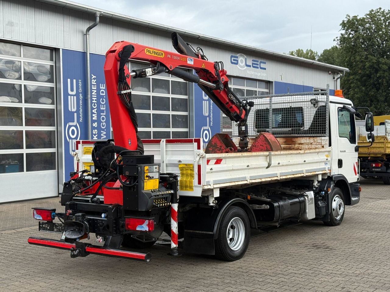 MAN TGL 8.220 4x2 Kipper Kran Palfinger 7.001-K A - Kranbil, Tippbil lastbil: bild 3 MAN TGL 8.220 4x2 Kipper Kran Palfinger 7.001-K A - Kranbil, Tippbil lastbil: bild 3